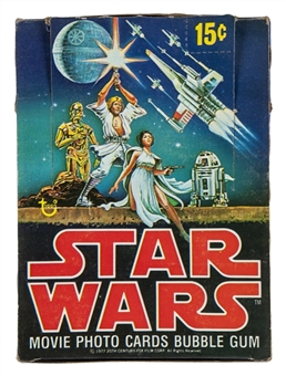 1977 Topps "Star Wars" 1st Series Unopened Wax Box (36 Packs) 